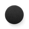 Bottone rivestito, Spigato in cotone – nero,  thumbnail number 1