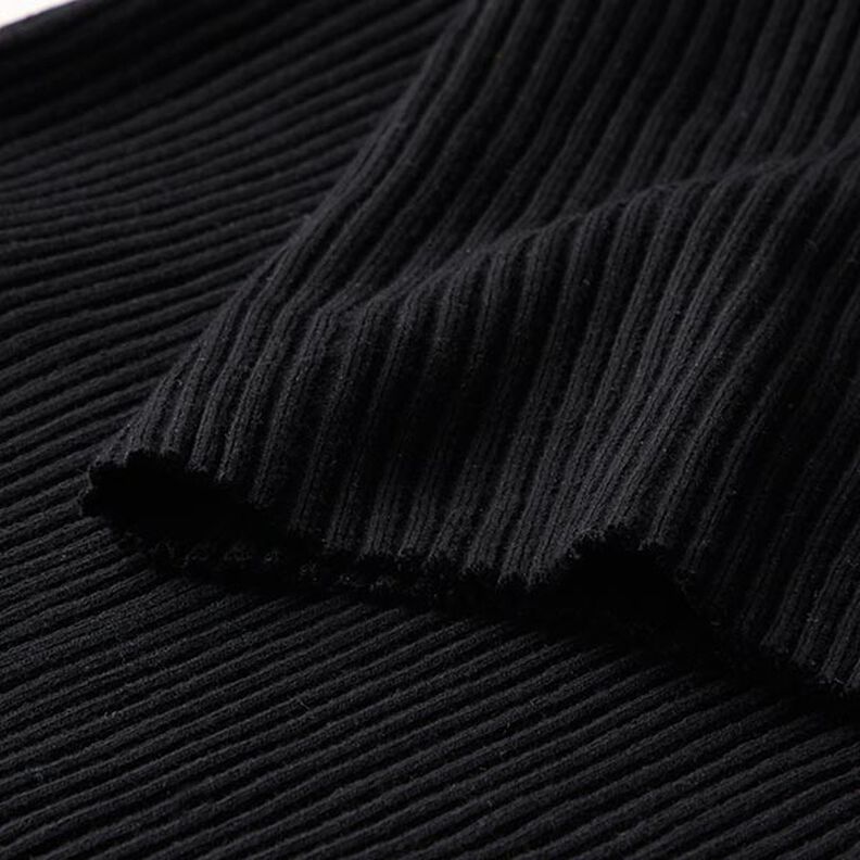 tessuto per polsini giacche, Heavy Hipster Cuff – nero,  image number 2