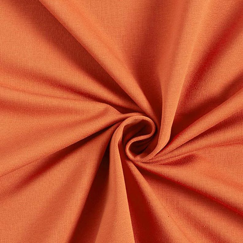 French terry leggero tinta unita – marrone capriolo,  image number 1