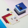 Bottone rivestito, Lino medio – bianco,  thumbnail number 2