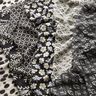 Ornamenti floreali in chiffon – nero/bianco,  thumbnail number 5