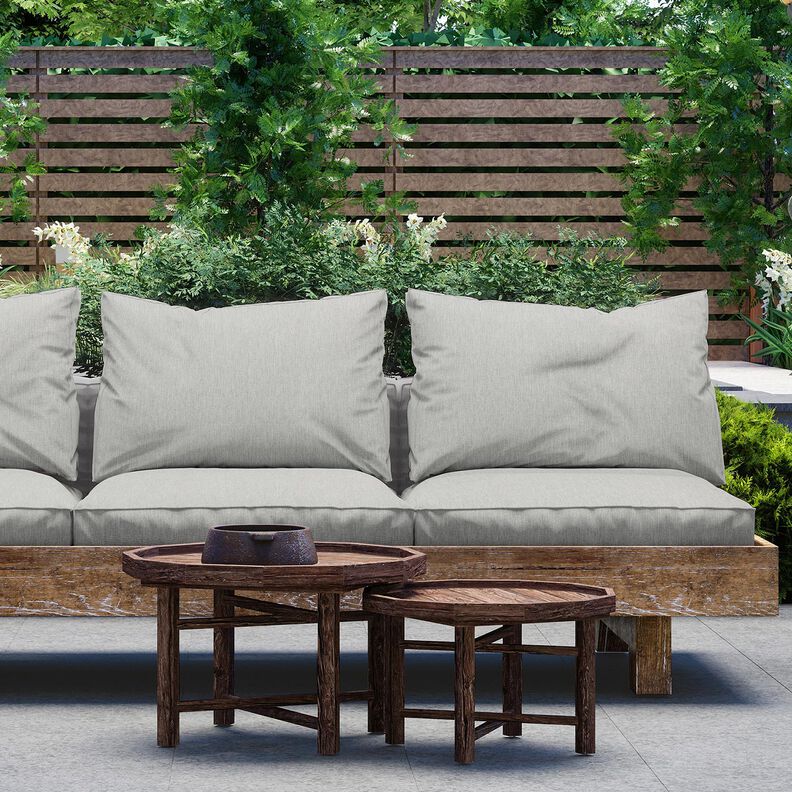 tessuti da esterni tessuti canvas mélange 320 cm – grigio chiaro,  image number 5