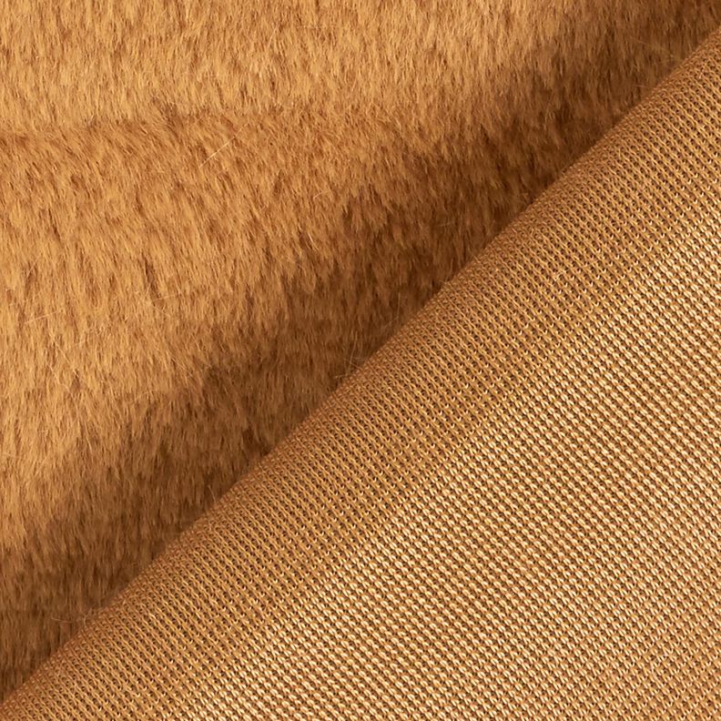 pelliccia sintetica di alta qualità monocromatica – marrone capriolo,  image number 3