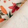 tessuto arredo mezzo panama, motivo floreale – albicocca/naturale,  thumbnail number 4