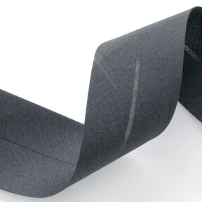 Nastro in sbieco Polycotton [50 mm] – grigio scuro, 