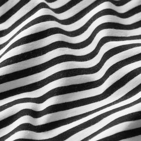 jersey di cotone righe sottili – nero/bianco | Resto 80cm, 