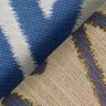 tessuto jacquard da esterni motivo ikat – blu,  thumbnail number 4