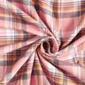 flanella di cotone quadri – rosa anticato/argento anticato,  thumbnail number 3