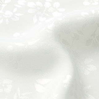 Tessuto in raso con fodera a fiori – bianco, 