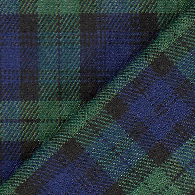 quadri scozzesi stretch – blu marino/verde,  image number 3