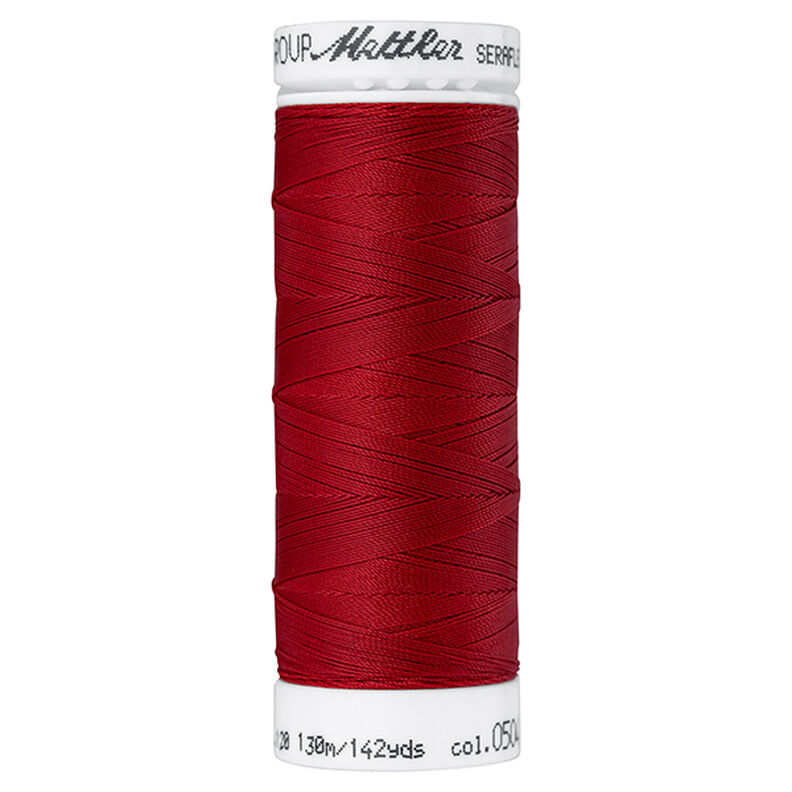 Cucirino Seraflex per cuciture elastiche (0504) | 130 m | Mettler – rosso carminio,  image number 1