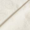 Velluto a costine con fiori ricamati in pailletes – bianco lana,  thumbnail number 4