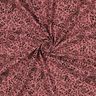 mussolina / tessuto doppio increspato Fiorellini bicolori  | Poppy Fabrics – rosa antico scuro/nero,  thumbnail number 3