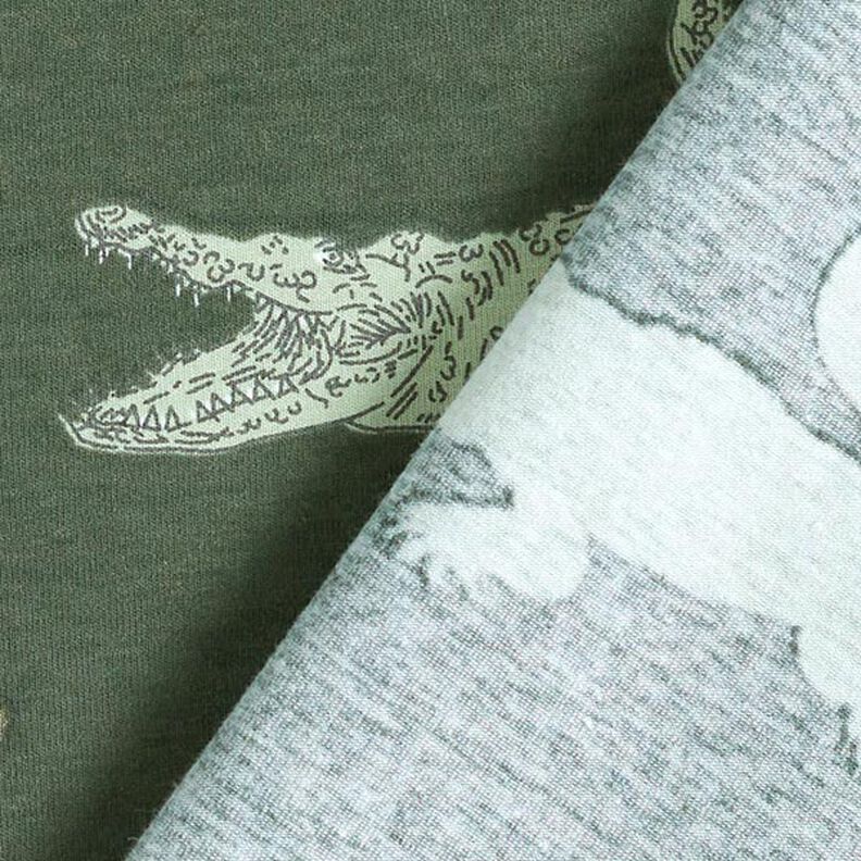jersey di cotone Coccodrilli – pino scuro,  image number 5