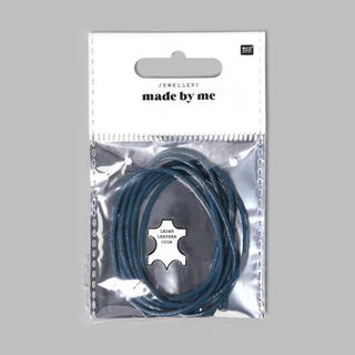 Cordoncino in pelle - blu [1 m] | Rico Design, 