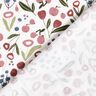 jersey di cotone prato fiorito con piccole mele – bianco lana,  thumbnail number 4