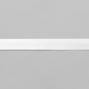 Nastro in sbieco satin [20 mm] – bianco, 
