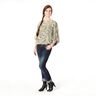 chiffon Foglie di palma – nero/anacardo,  thumbnail number 5