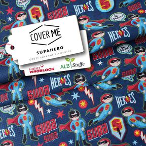 SHIELD CoverMe HEIQ Viroblock Supahero – blu marino | Albstoffe, 