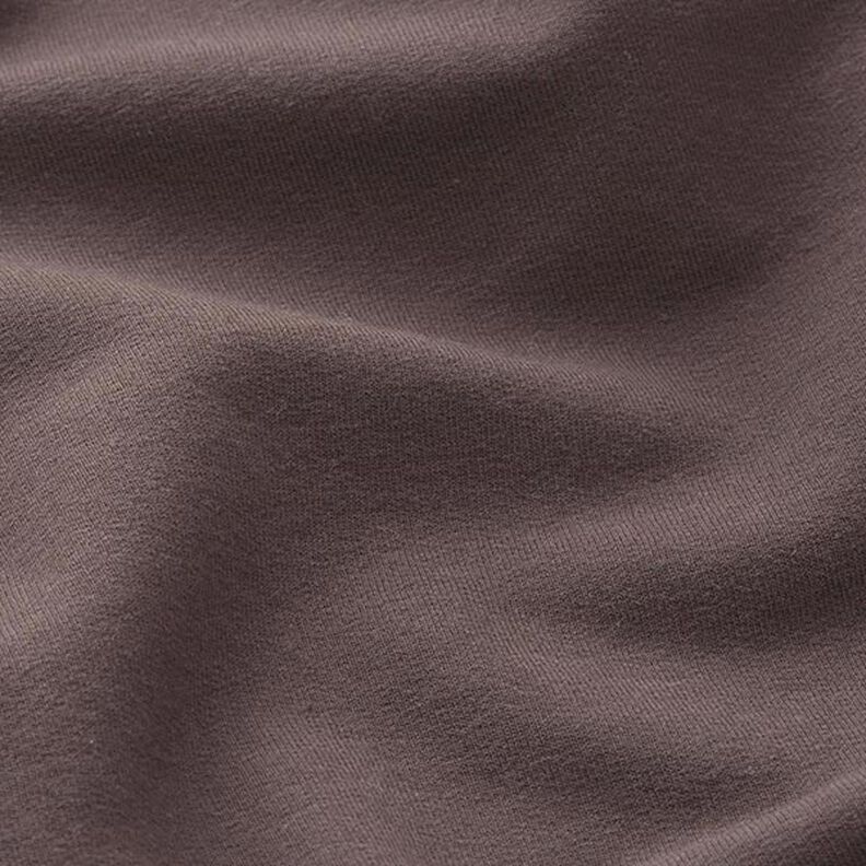 felpa di cotone leggera tinta unita – marrone scuro,  image number 4