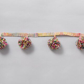 bordura con pompon Big - multicolore, 