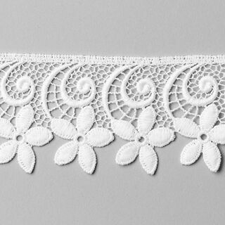 pizzo ad ago Fleur [52 mm] - bianco, 