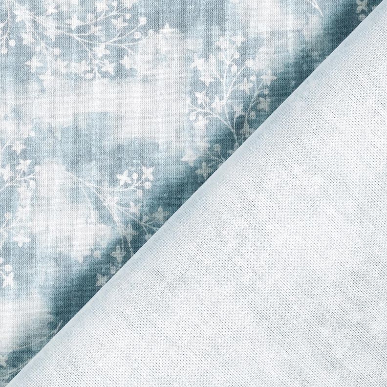 tessuto in cotone popeline Rami sottili – blu, image number 4
