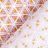 tessuto in cotone cretonne forme geometriche – bianco/giallo curry,  thumbnail number 4