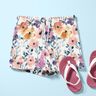 GOTS jersey di cotone prato di fiori acquerello stampa digitale – avorio,  thumbnail number 6