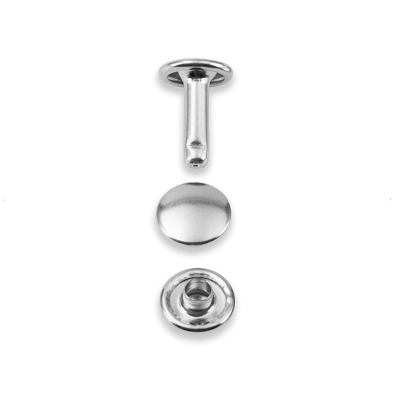 rivetti tubolari, intervallo di serraggio 6-9mm [12 pezzi | Ø 9 mm] | Prym – argent metallica,  image number 2