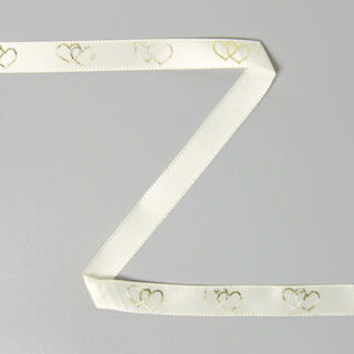 Nastro in satin Doppio cuore 2, 