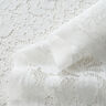 Pregiato tessuto di pizzo con motivo floreale – bianco,  thumbnail number 3