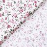 Rose delicate in popeline di cotone – bianco/malva,  thumbnail number 4