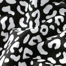 tessuto per costumi da bagno Macchie di leopardo astratte – nero-azzurro/bianco,  thumbnail number 2