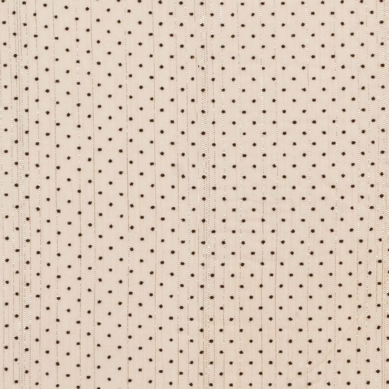 Righe con righe glitterate e pois – beige chiaro,  image number 1