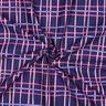 popeline di cotone Quadri ondulati | Poppy Fabrics – indaco/rosa,  thumbnail number 3