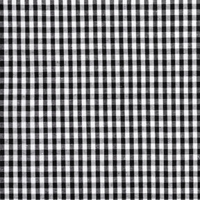 tessuto in cotone Quadro vichy 0,5 cm – nero/bianco, 
