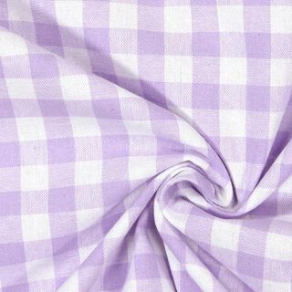 tessuto in cotone Vichy - 1 cm – lillà pastello, 