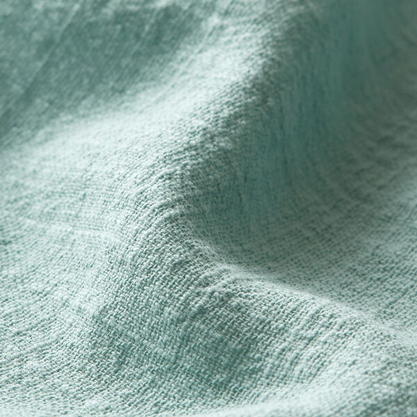 tessuto in cotone effetto lino – verde menta,  image number 2