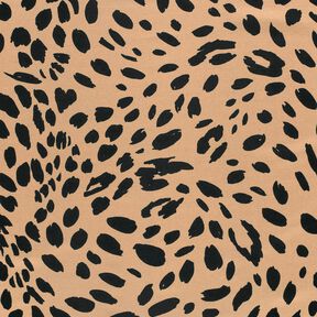 jersey romanit Stampa leopardata – moca/nero, 
