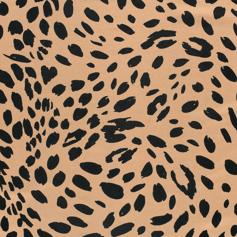 jersey romanit Stampa leopardata – moca/nero, image number 1
