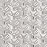 tessuto arredo mezzo panama Archi minimalisti – bianco/grigio,  thumbnail number 1