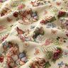 tessuto arredo gobelin Conigli pasquali in giardino – beige chiaro/bacca,  thumbnail number 2