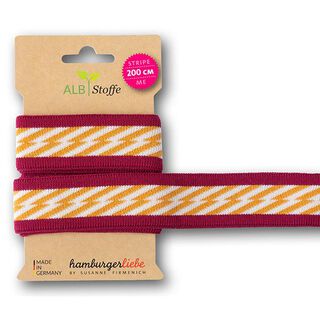 GOTS nastri jacquard bio STRIPE ME ICON [200 cm | 3,5 cm] | Albstoffe | Hamburger Liebe, 