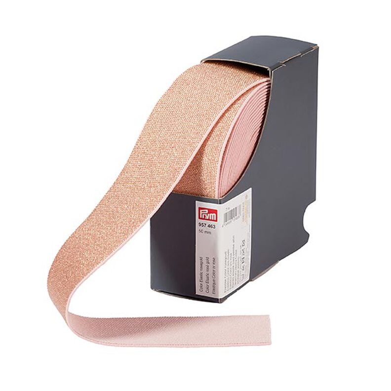 nastro elastico Color Elastic [50 mm] - oro rosa | Prym,  image number 2