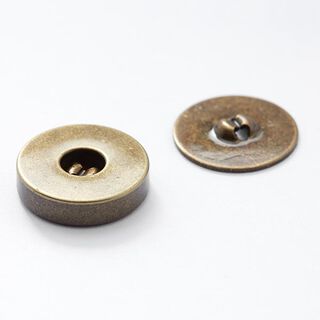 bottone magnetico [  Ø18 mm ] – or metallica anticato, 