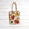 tessuto arredo panama Fiori dai colori vivaci – crema/terracotta,  thumbnail number 8