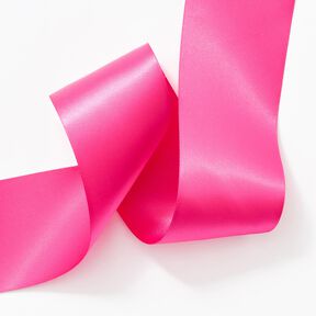 Nastro in satin [50 mm] – rosa fucsia acceso, 