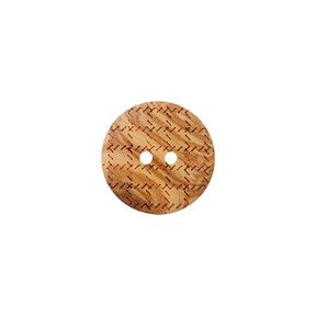 bottone in legno, 2 fori – beige, 