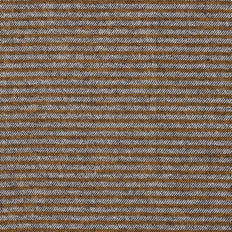 Tessuto a strisce per pantaloni – caramello/grigio, image number 1